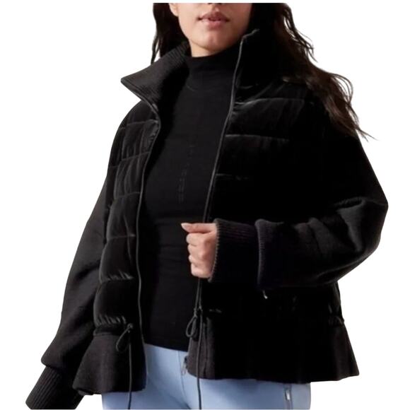 ATHLETA Hanover Hybrid Black Jacket, Size XL, New with Tag MSRP $259 - Picture 4 of 16